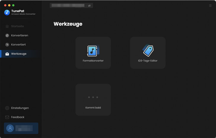 Werkzeuge von TunePat Amazon Music Converter