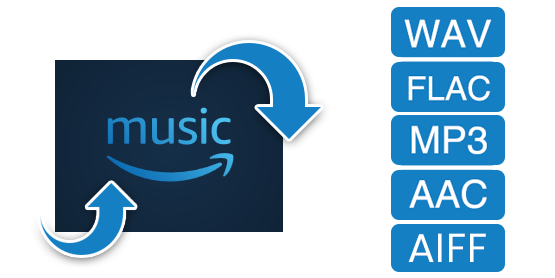 amazon music in MP3, AAC, WAV, FLAC konvertieren