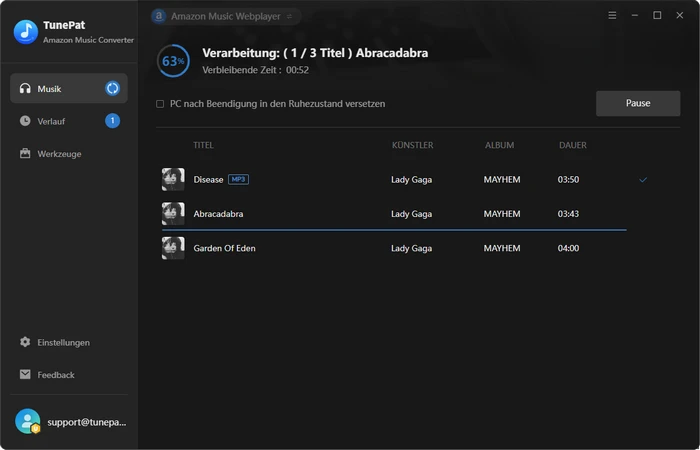Musik-Download von Amazon Music