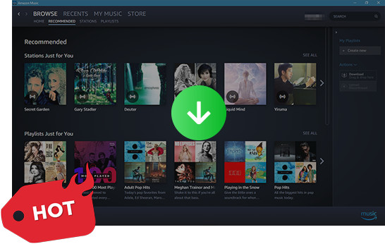 Musik von Amazon Music in mp3, aac, wav, flac konvertieren