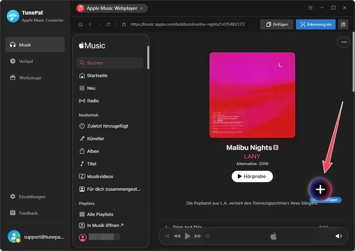 Bei Apple Music anmelden