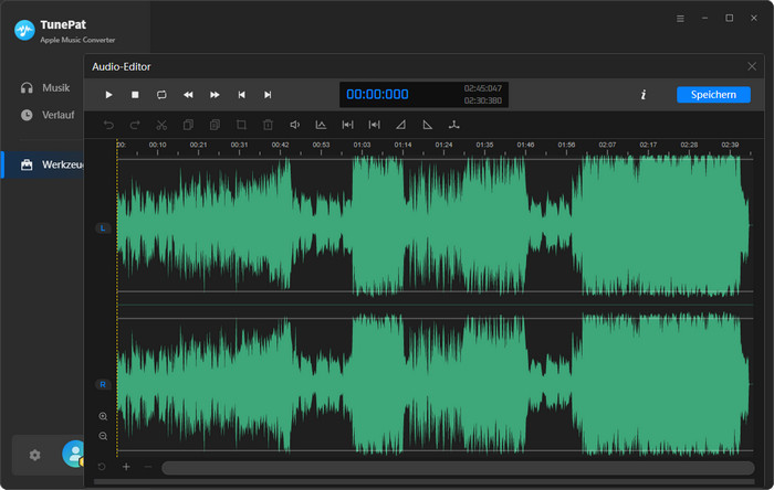 Audio-Editor in TunePat