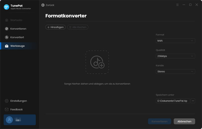 Formatkonverter in TunePat