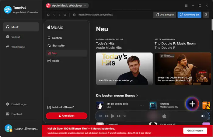 TunePat Apple Music Converter starten