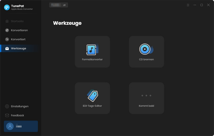 Werkzeuge von TunePat Apple Music Converter