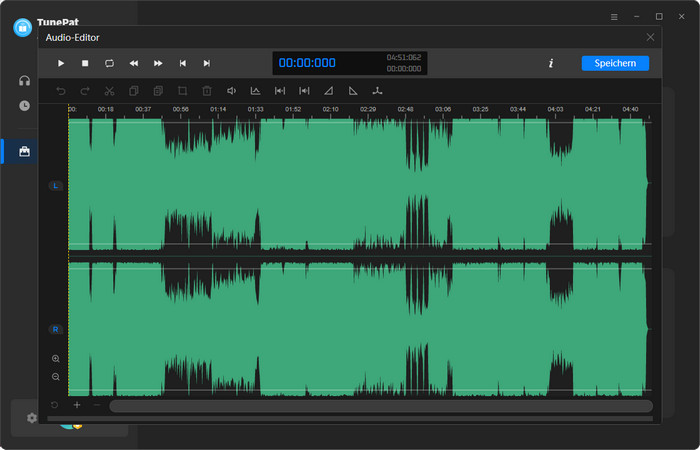 Audio-Editor von TunePat Any Audiobook Converter