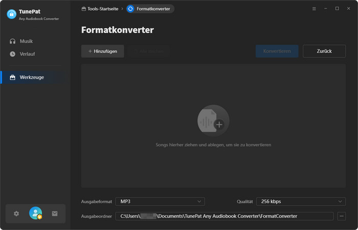 Formatkonverter von TunePat Any Audiobook Converter