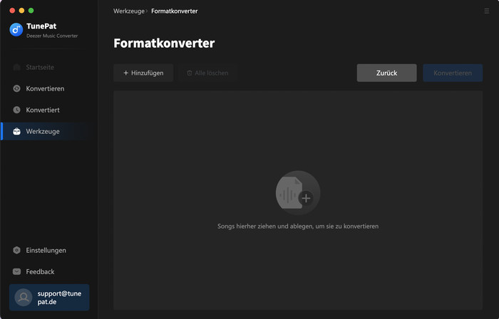 Formatkonverter von TunePat Deezer Music Converter