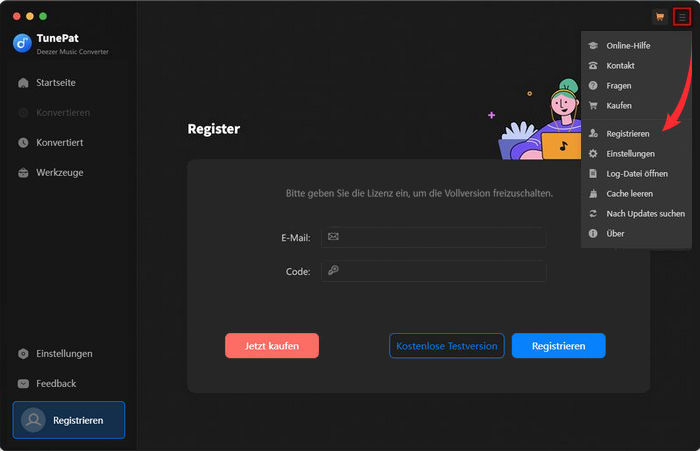 registrieren