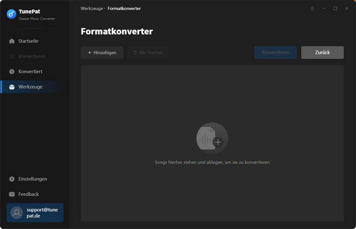 Formatkonverter von TunePat Deezer Music Converter