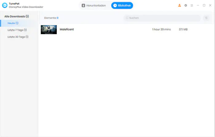 Heruntergeladene Videos finden
