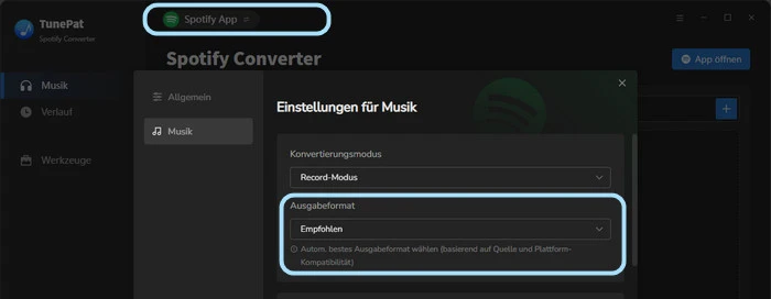 Spotify-Musik in verlustfreier Qualität herunterladen