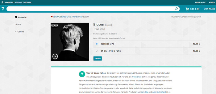 MP3-Songs kaufen bei Bandcamp