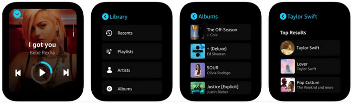 Amazon Music App auf Apple Watch