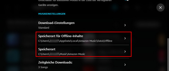 Speichertort der Downloads ändern