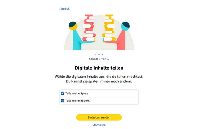 Digitale Inhalte teilen