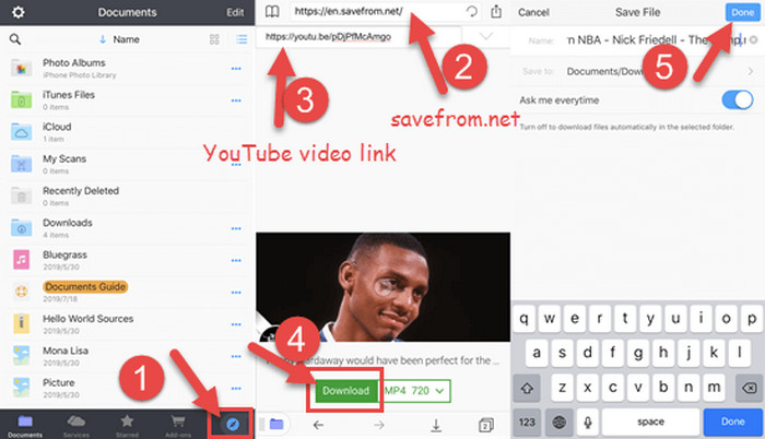 Documents by Readdle YouTube Playlist Downloader