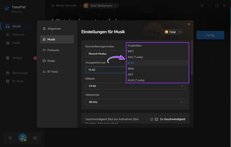 Auf Serato DJ Pro/Lite Spotify-Titel suchen