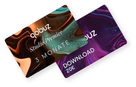 Geschenkkarten für Streaming-Abonnements und Downloadgutscheine von Qobuz