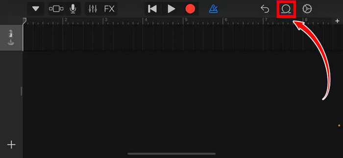 Loop-Symbol auf GarageBand