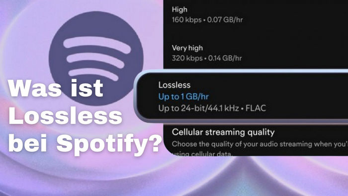 Lossless Audio bei Spotify