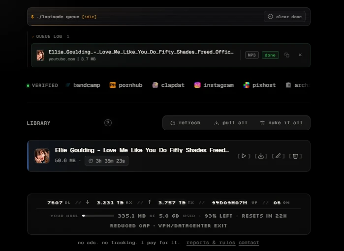 Lostnode Downloader