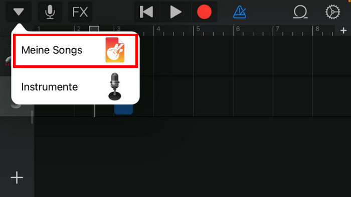 Meine Songs Garageband