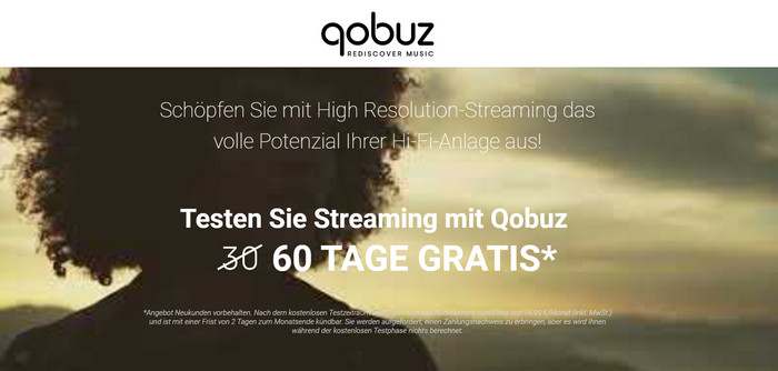 Qobuz mit Gutscheincodes 60 Tage kostenlos testen