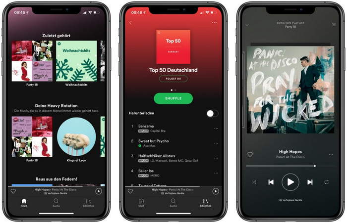 Mobile Spotify App