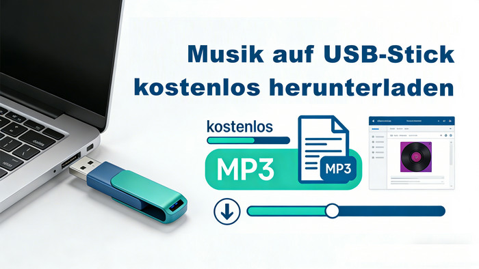 Musik auf USB-Stick kostenlos herunterladen