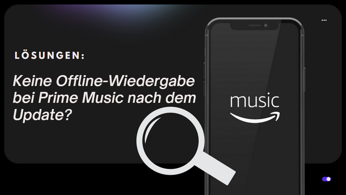 Lösungen für keine Offline-Wiedergabe bei Prime Music