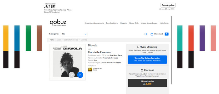 MP3-Songs kaufen bei Qobuz