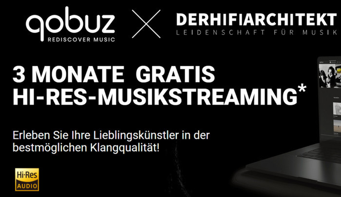 Qobuz 3 Monate gratis testen mit HIFI-ARCHITEKT