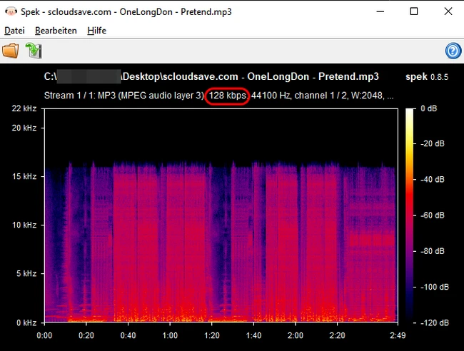 Scloudsave SoundCloud Downloader Spek