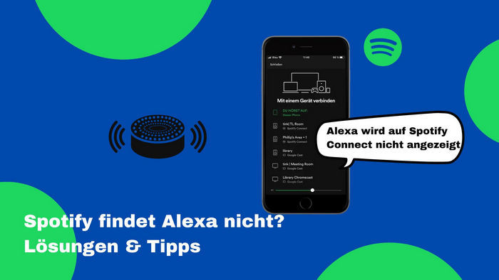 Spotify findet Alexa nicht