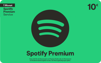 Spotify Geschenkkarte