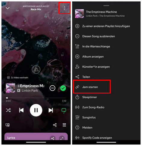Spotify Jam starten
