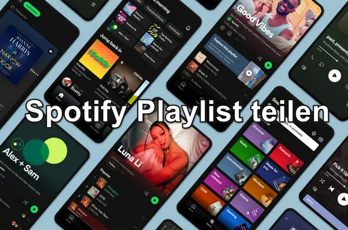 Spotify Playlist teilen