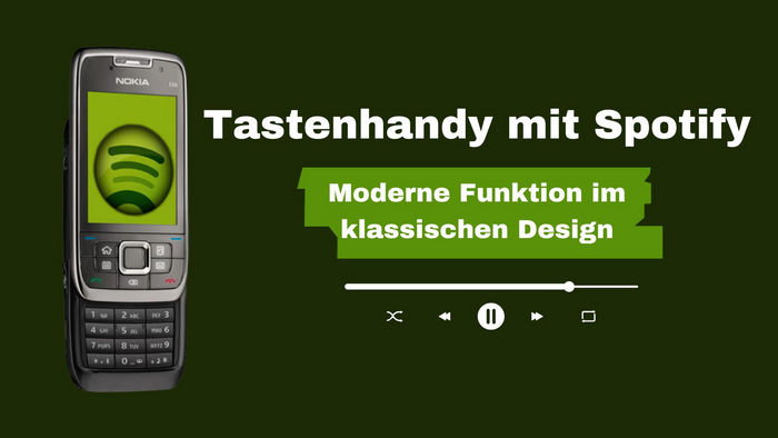 Tastenhandy mit Spotify