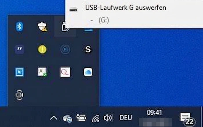 USB-Stick auswerfen