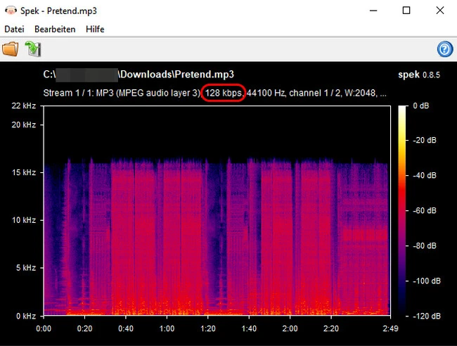 YTIZ SoundCloud MP3 Converter Spek