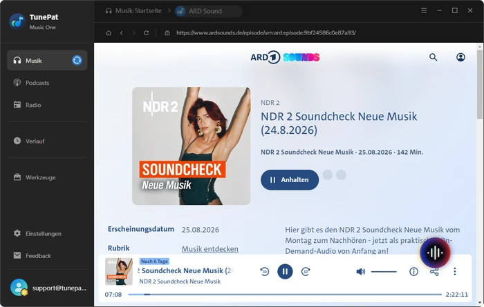 Audio aufnehmen