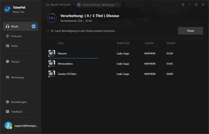 Download starten
