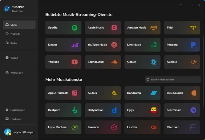 Streaming-Plattform auswählen
