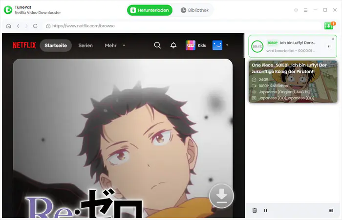 Download starten
