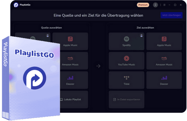 Überblick von PlaylistGo Transfer