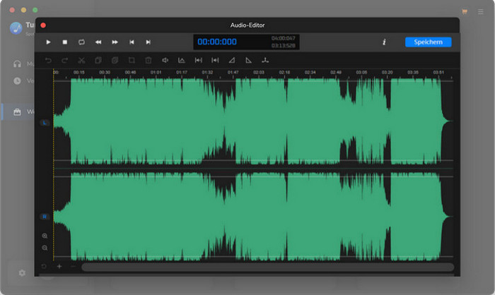 Audio-Eiditor bei TunePat Mac