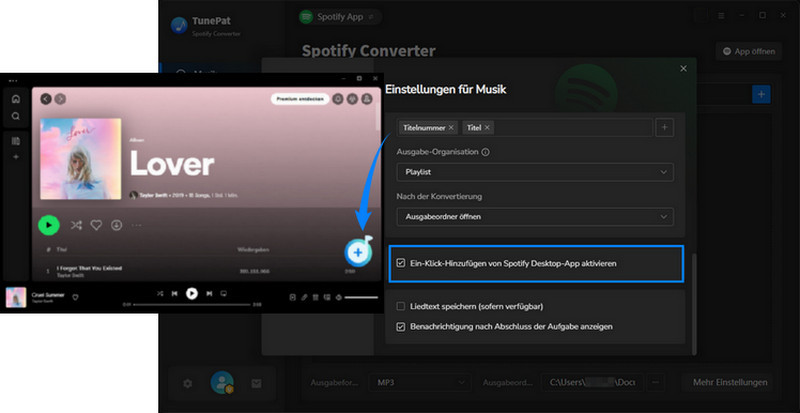 Ein-Klick-Hinzufügen Option aktivieren