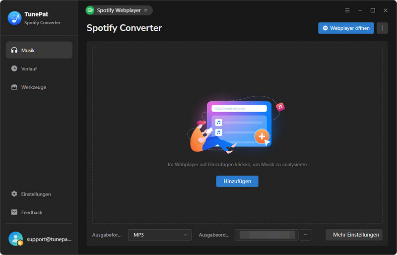TunePat Spotify Converter starten