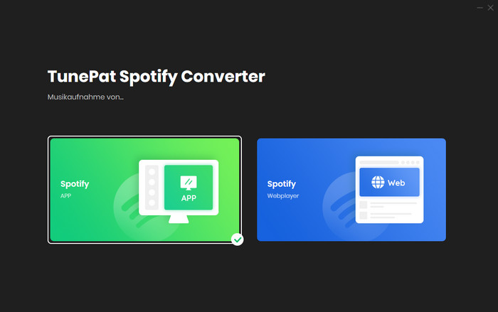 zwei Aufnahmeplattformen auf Spotify